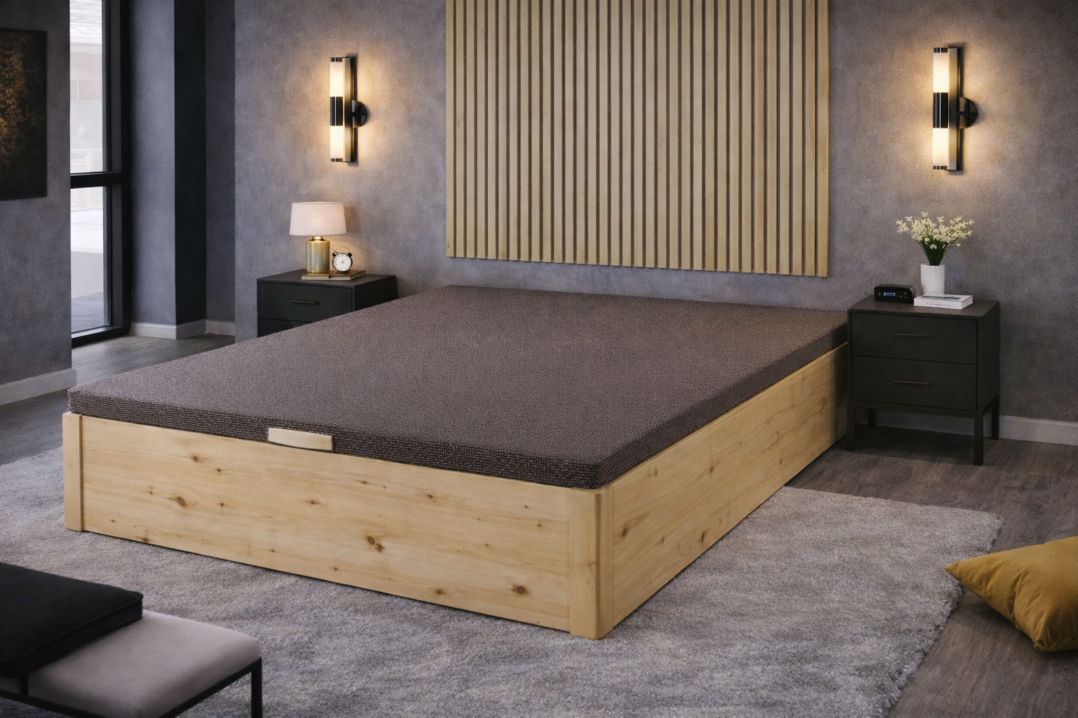 Canapé madera Milan